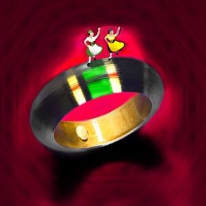 SOLD ALEXIS BITTAR PLAID GREEN LUCITE BANGLE